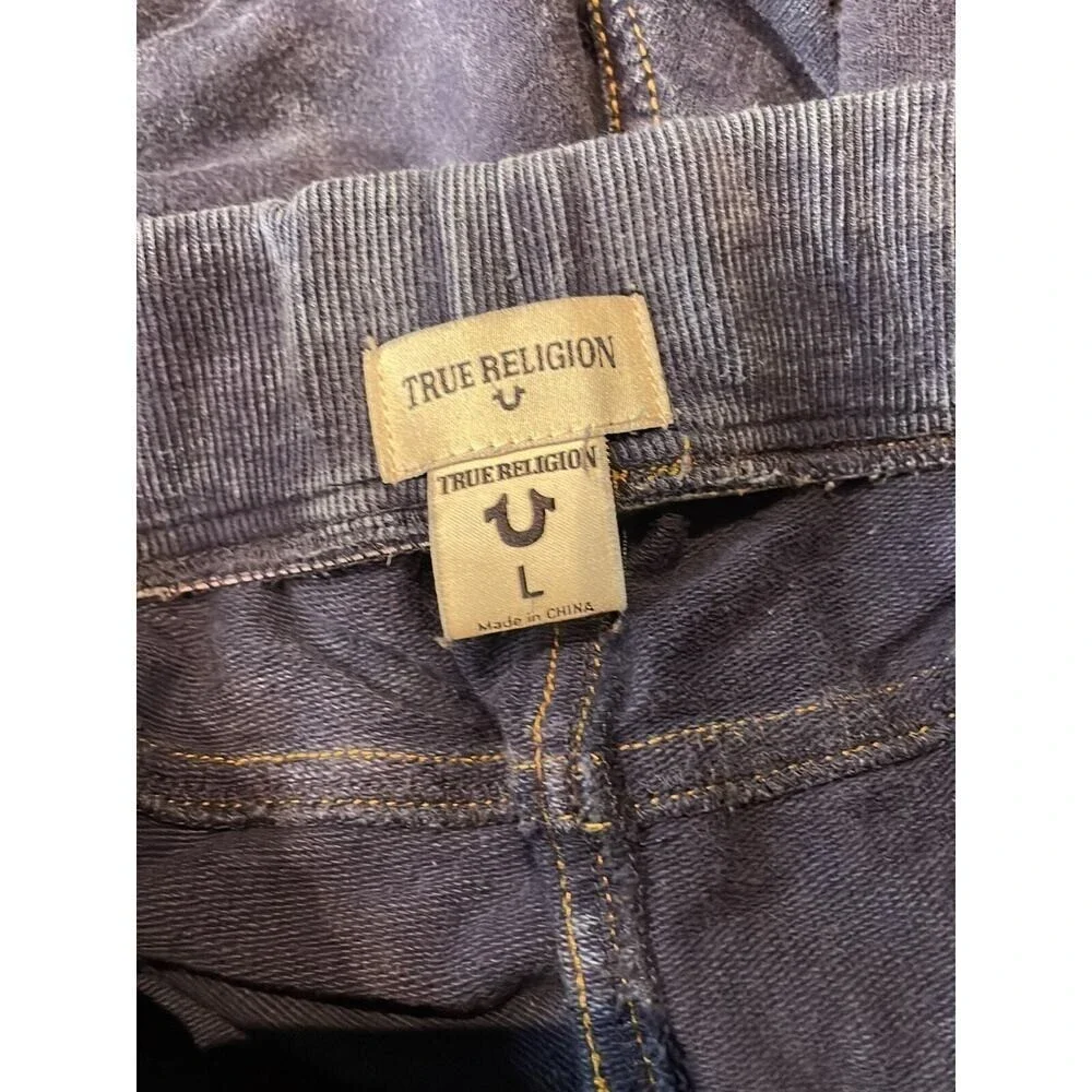 True‎ Religion Blue Sweatpants Boys Size Large